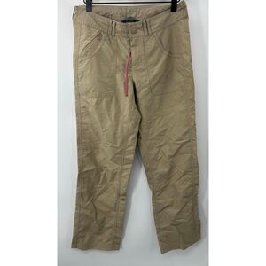 The North Face Horizon 2.0 Women Hiking Pants Sz 2 Short Tan Nylon Roll Up Legs